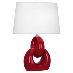 Настольная лампа Robert Abbey Fusion Table Lamp Ruby Red