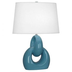 Настольная лампа Robert Abbey Fusion Table Lamp Steel Blue