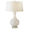 Настольная лампа Robert Abbey Glass Harriet Table Lamp White