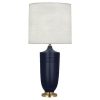 Настольная лампа Robert Abbey Hadrian Table Lamp Matte Blue/Brass
