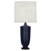 Настольная лампа Robert Abbey Hadrian Table Lamp Matte Blue/Bronze