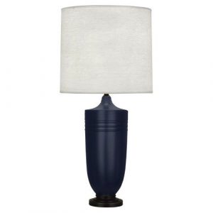 Настольная лампа Robert Abbey Hadrian Table Lamp Matte Blue/Bronze