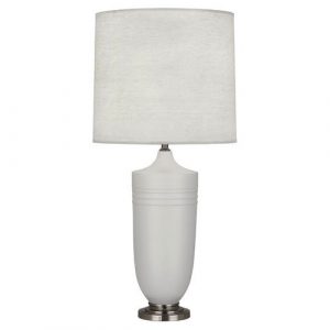 Настольная лампа Robert Abbey Hadrian Table Lamp Matte Dove/Nickel