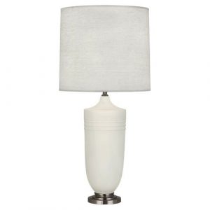 Настольная лампа Robert Abbey Hadrian Table Lamp Matte Lily/Nickel