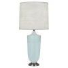 Настольная лампа Robert Abbey Hadrian Table Lamp Matte Sky/Nickel