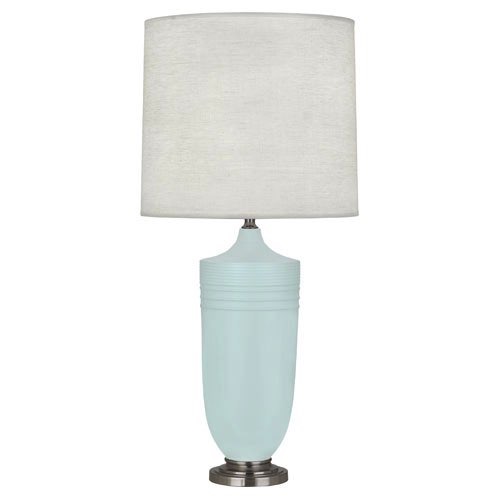 Настольная лампа Robert Abbey Hadrian Table Lamp Matte Sky/Nickel