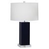 Настольная лампа Robert Abbey Harvey 33" Table Lamp Midnight Blue
