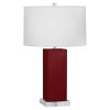 Настольная лампа Robert Abbey Harvey 33" Table Lamp Oxblood