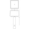 Настольная лампа Robert Abbey Jonathan Adler Canaan 30" Table Lamp