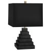 Настольная лампа Robert Abbey Jonathan Adler Canaan Table Lamp Black