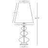 Настольная лампа Robert Abbey Jonathan Adler Claridge Table Lamp