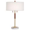 Настольная лампа Robert Abbey Jonathan Adler Geneva Table Lamp Brass