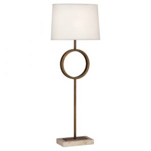 Настольная лампа Robert Abbey Logan 11" Table Lamp Aged Brass