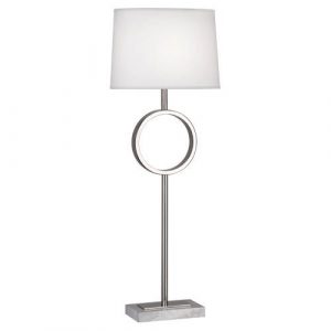 Настольная лампа Robert Abbey Logan 11" Table Lamp Polished Nickel