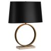 Настольная лампа Robert Abbey Logan 19" Table Lamp Aged Brass