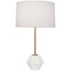 Настольная лампа Robert Abbey Marcel Table Lamp White/Brass