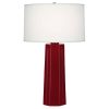 Настольная лампа Robert Abbey Mason Table Lamp Oxblood