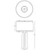 Настольная лампа Robert Abbey Mason Table Lamp Sunset Yellow