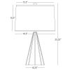 Настольная лампа Robert Abbey Monique Table Lamp