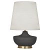 Настольная лампа Robert Abbey Nolan Table Lamp Matte Ash/Brass