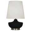 Настольная лампа Robert Abbey Nolan Table Lamp Matte Coal/Nickel