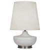 Настольная лампа Robert Abbey Nolan Table Lamp Matte Dove/Nickel