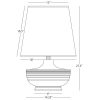 Настольная лампа Robert Abbey Nolan Table Lamp Matte Lily/Brass