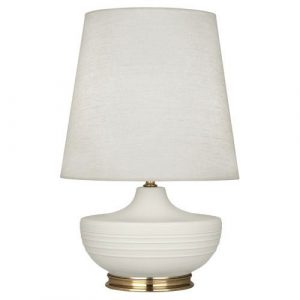 Настольная лампа Robert Abbey Nolan Table Lamp Matte Lily/Brass