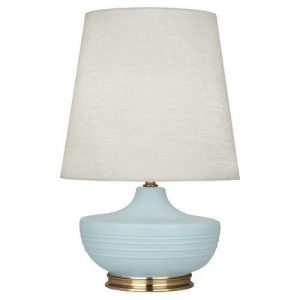 Настольная лампа Robert Abbey Nolan Table Lamp Matte Sky/Brass