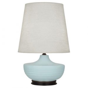 Настольная лампа Robert Abbey Nolan Table Lamp Matte Sky/Bronze