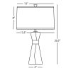 5" Table Lamp Taupe