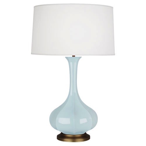 Настольная лампа Robert Abbey Pike Table Lamp Baby Blue/Aged Brass