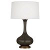 Настольная лампа Robert Abbey Pike Table Lamp Brown Tea/Aged Brass