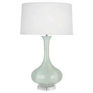 Настольная лампа Robert Abbey Pike Table Lamp Celadon/Lucite