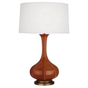 Настольная лампа Robert Abbey Pike Table Lamp Cinnamon/Aged Brass