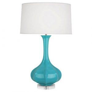 Настольная лампа Robert Abbey Pike Table Lamp Egg Blue/Lucite