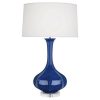 Настольная лампа Robert Abbey Pike Table Lamp Marine Blue/Lucite