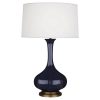 Настольная лампа Robert Abbey Pike Table Lamp Midnight Blue/Aged Brass