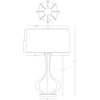 Настольная лампа Robert Abbey Pike Table Lamp Pink/Aged Brass