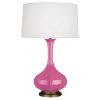 Настольная лампа Robert Abbey Pike Table Lamp Pink/Aged Brass