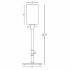 Настольная лампа Robert Abbey Rico Espinet Nina Table Lamp Polished Nickel