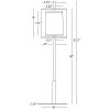 Настольная лампа Robert Abbey Saturnia 8" Table Lamp Stainless Steel