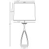 Настольная лампа Robert Abbey Trigger Table Lamp Polished Nickel