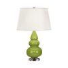 Настольная лампа Robert Abbey Triple Gourd 16" Table Lamp Apple/Antique Silver