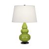 Настольная лампа Robert Abbey Triple Gourd 16" Table Lamp Apple/Bronze