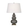 Настольная лампа Robert Abbey Triple Gourd 16" Table Lamp Ash/Antique Brass