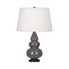 Настольная лампа Robert Abbey Triple Gourd 16" Table Lamp Ash/Bronze