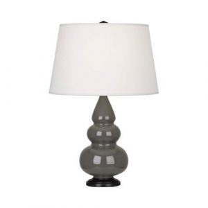 Настольная лампа Robert Abbey Triple Gourd 16" Table Lamp Ash/Bronze