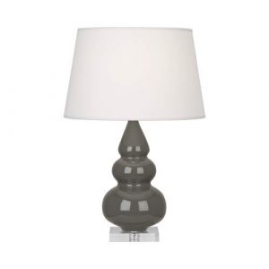 Настольная лампа Robert Abbey Triple Gourd 16" Table Lamp Ash/Lucite