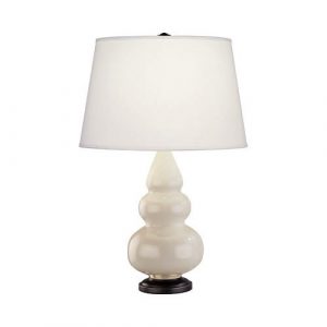 Настольная лампа Robert Abbey Triple Gourd 16" Table Lamp Bone/Bronze